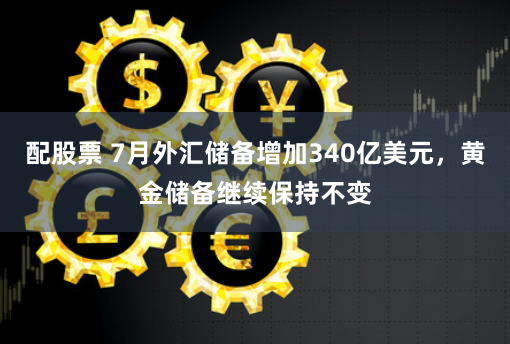 配股票 7月外汇储备增加340亿美元，黄金储备继续保持不变